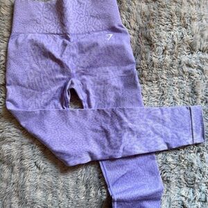 Gym shark purple leggings